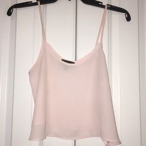 Topshop blush tank.